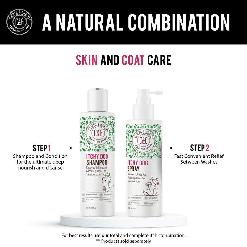 Dead Sea Itchy Dog Shampoo – 300ml | Anti-Itch, Antibacterial & Antifungal
