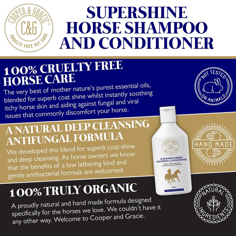 Anti Itch Shampoo and Conditioner for Horses - Cooper & Gracie™ Limited 