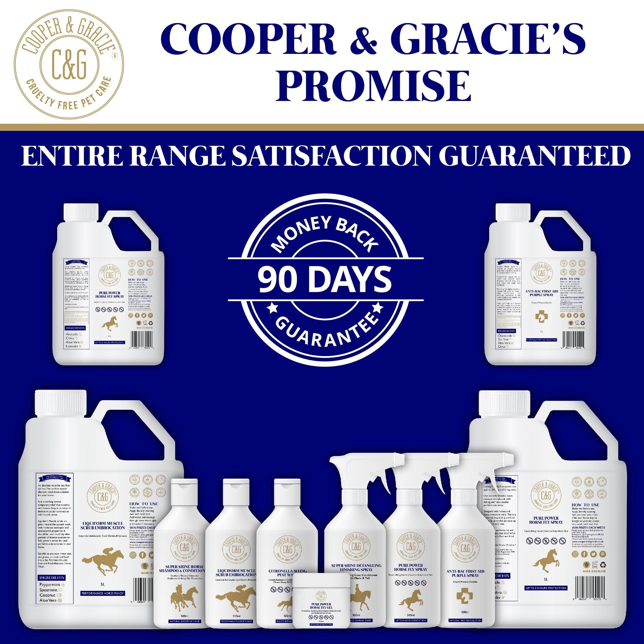 Anti Itch Shampoo and Conditioner for Horses - Cooper & Gracie™ Limited 