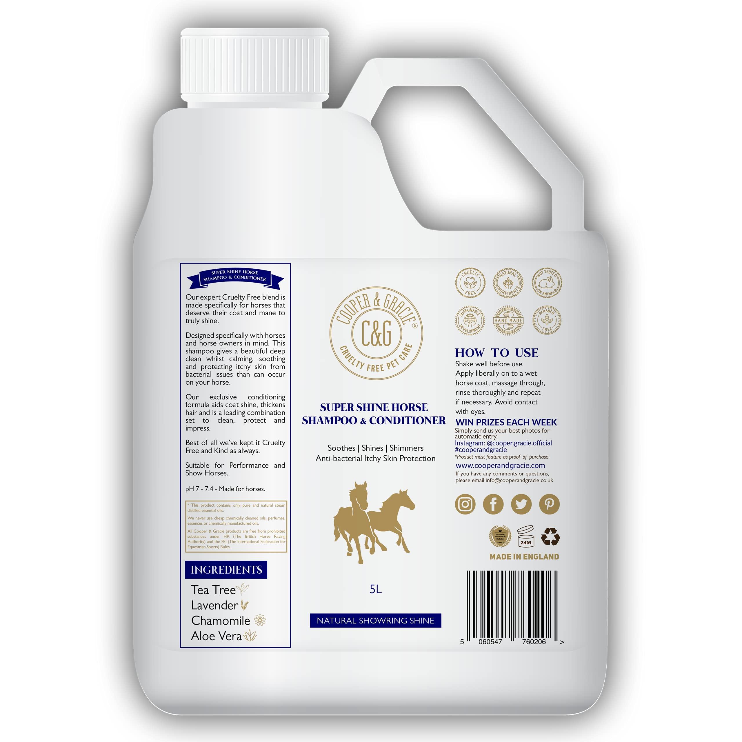 Anti Itch Shampoo and Conditioner for Horses - Cooper & Gracie™ Limited 