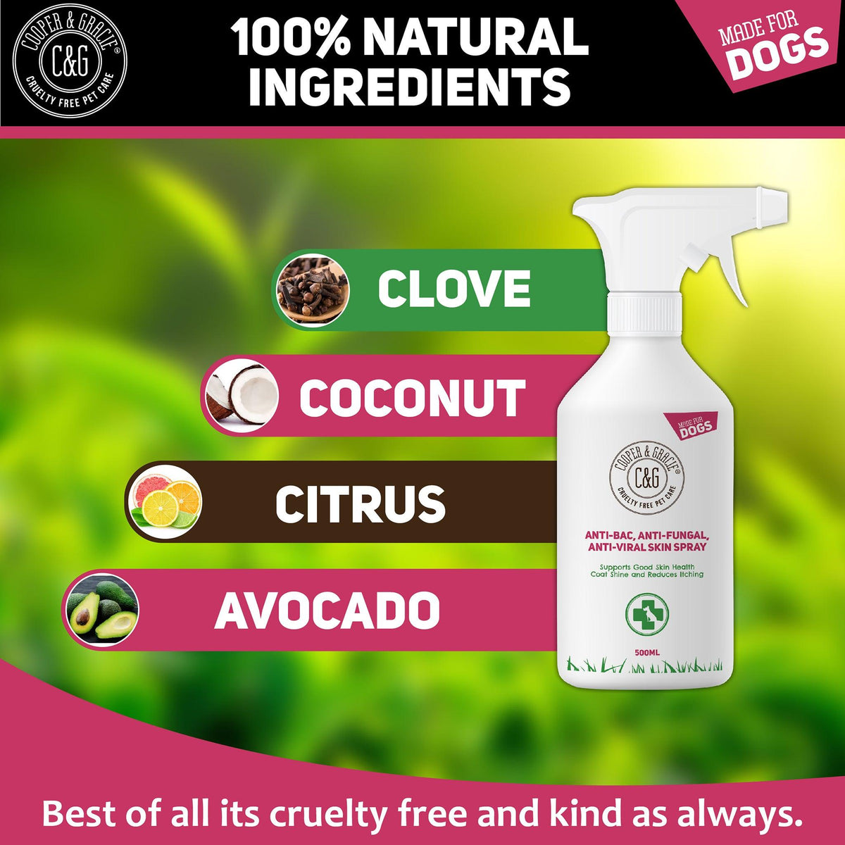 Best antibacterial spray for dogs best sale