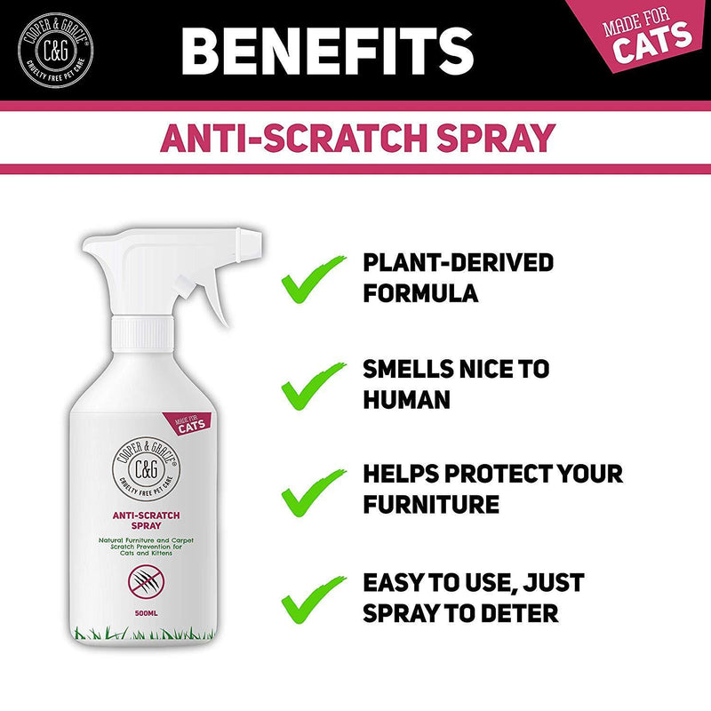 Cat Anti Scratch Spray, Natural Deterrent