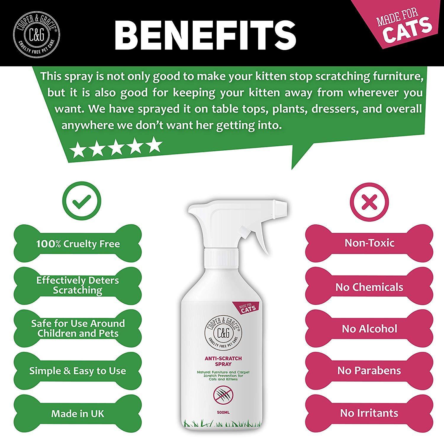 Cat Anti Scratch Spray - Cooper & Gracie™ Limited 