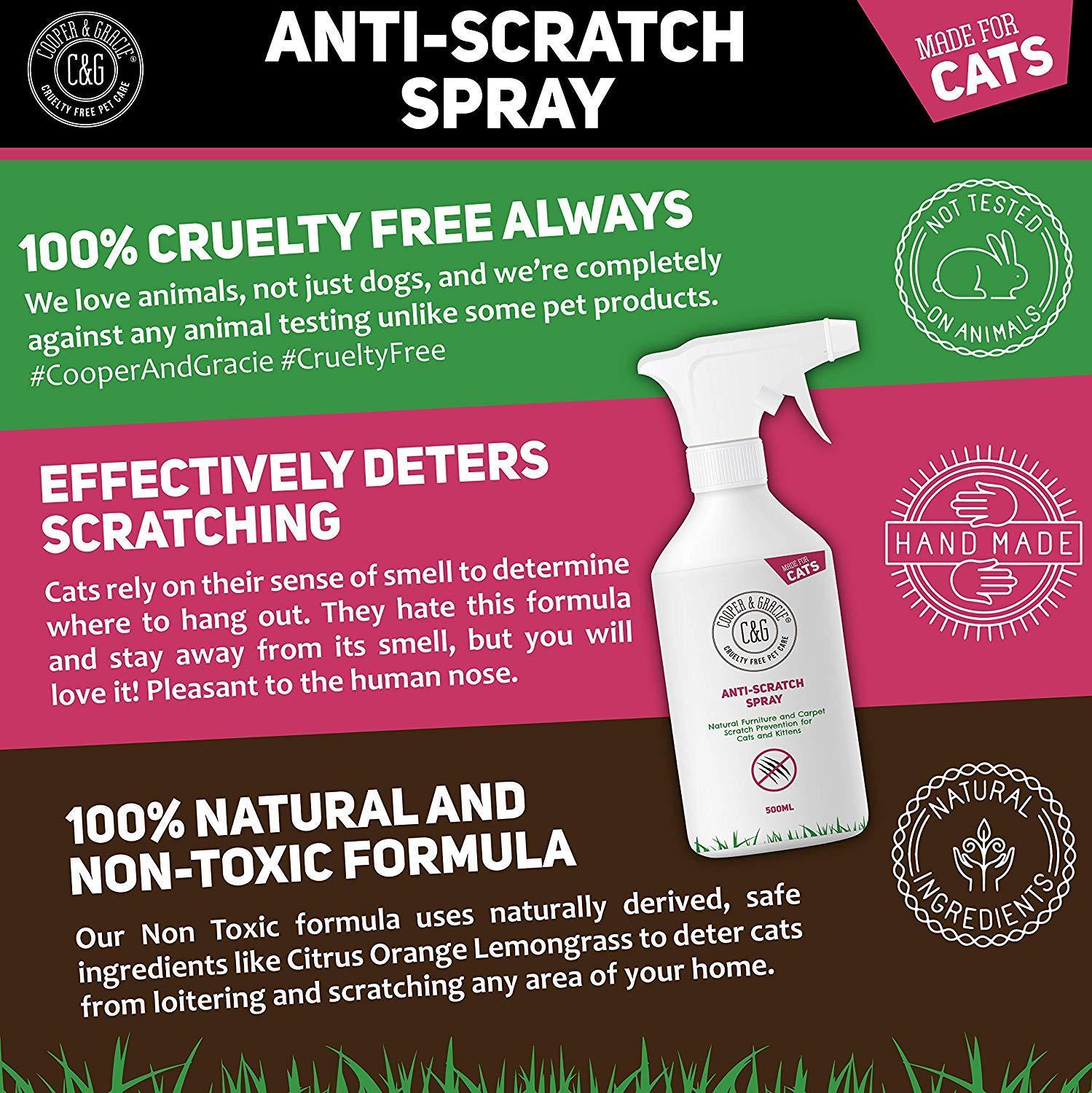 Best anti scratch cat spray sale