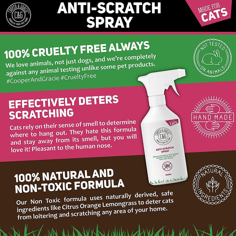 Cat Anti Scratch Spray - Cooper & Gracie™ Limited 