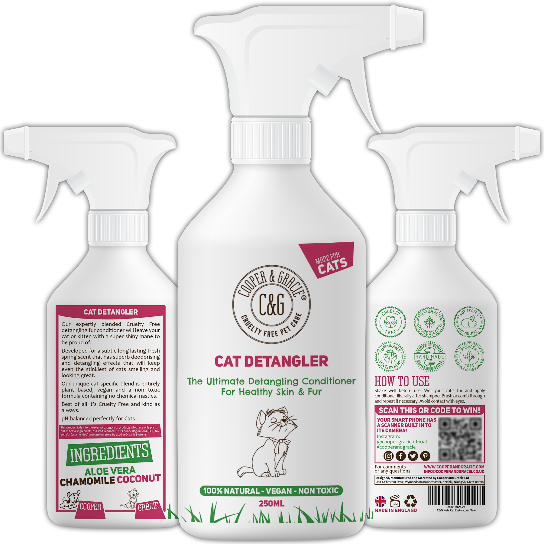Cat Detangler Spray - Cooper & Gracie™ Limited 