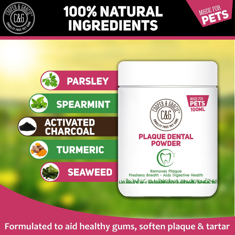 Dental Powder for Dogs and Cats – With Turmeric - Cooper & Gracie™ Limited 