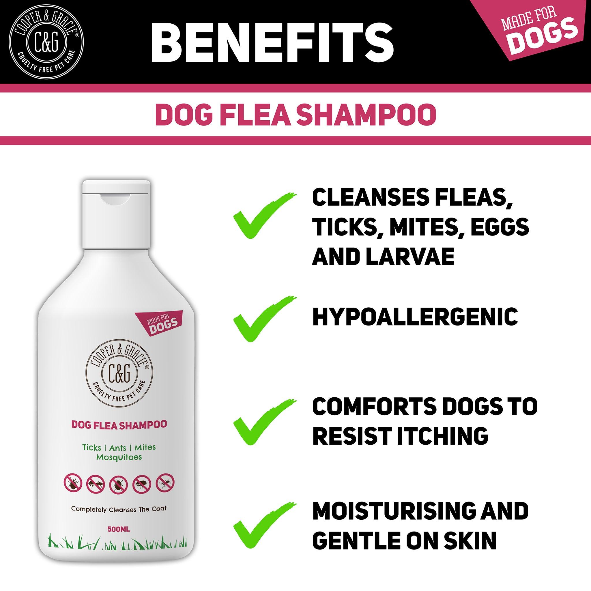 Dog shampoo for hot sale fleas and mites