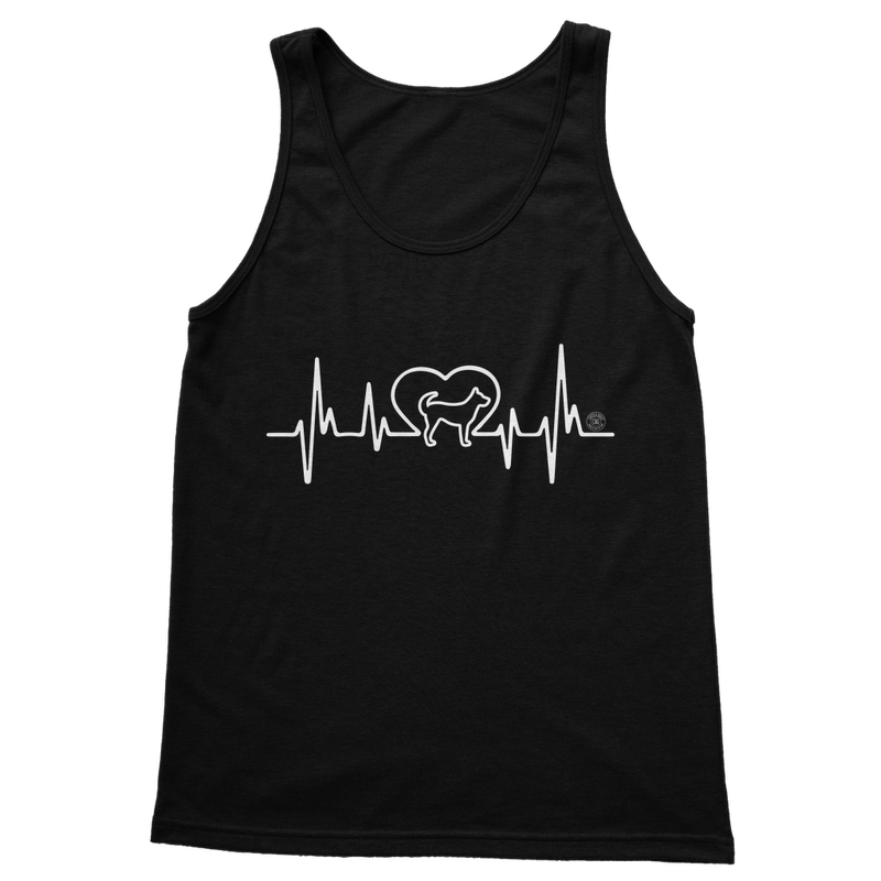 Heartbeat with Dog - Classic Adult Vest Top - Cooper & Gracie™ Limited 