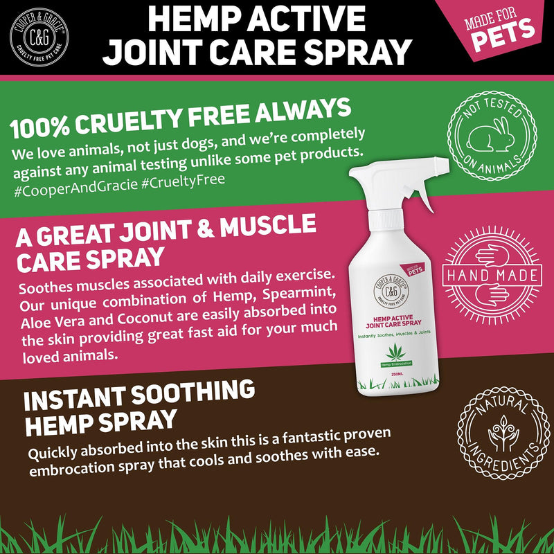 Hemp Active Joint Care Spray - Cooper & Gracie™ Limited 