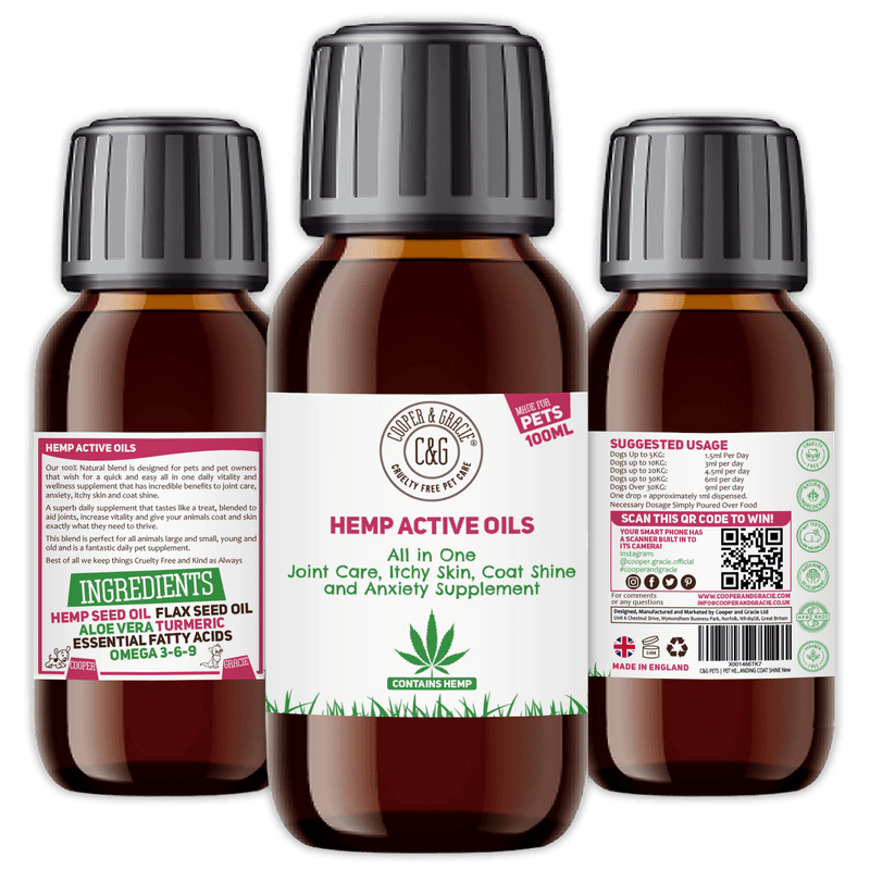Hemp Pet Oil Supplement for Joints - Cooper & Gracie™ Limited 