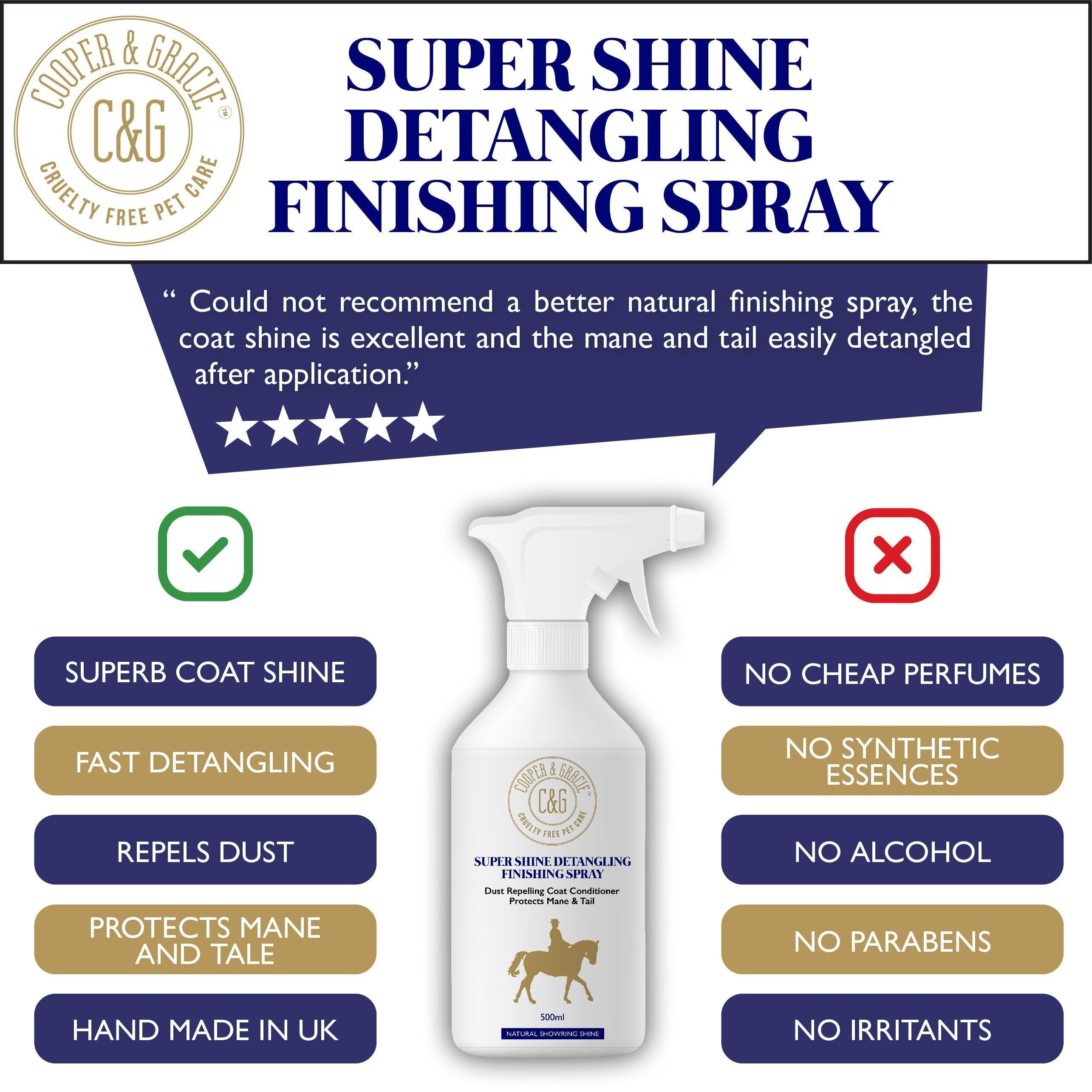 Horse Shine Detangler Spray - Cooper & Gracie™ Limited 