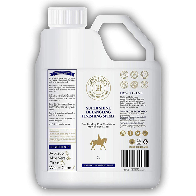 Horse Shine Spray, Coat Conditioner