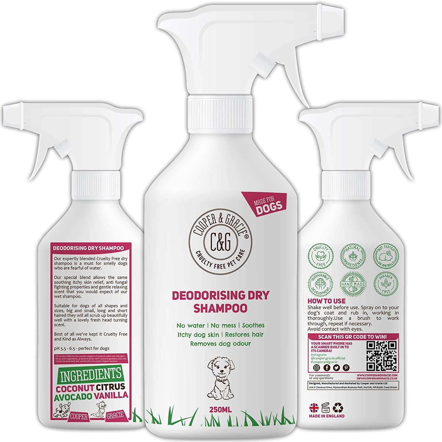 Hypoallergenic Dry Shampoo for Dogs - Cooper & Gracie™ Limited 