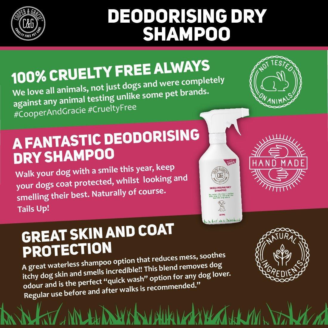 Hypoallergenic Dry Shampoo for Dogs - Cooper & Gracie™ Limited 