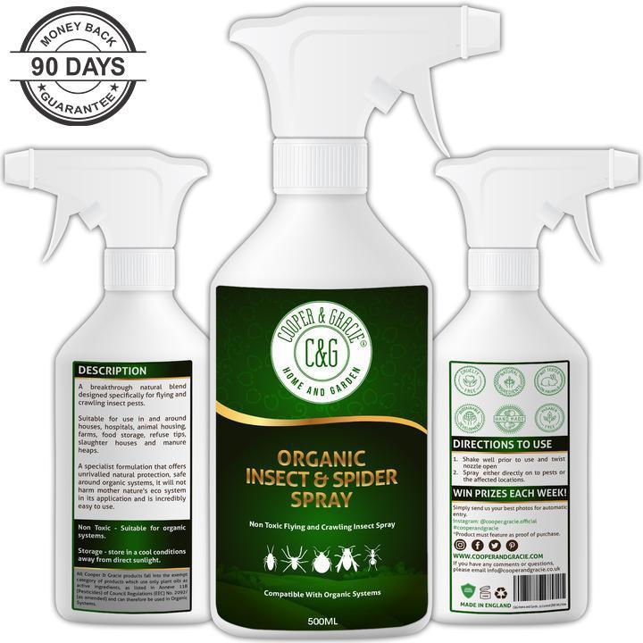 Insect and Spider Spray – Natural and Pet-Safe - Cooper & Gracie™ Limited 