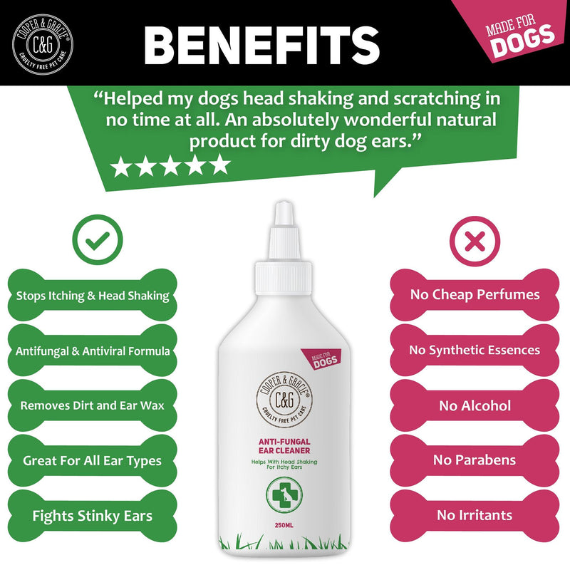 Natural Ear Cleaner for Dogs - Cooper & Gracie™ Limited 
