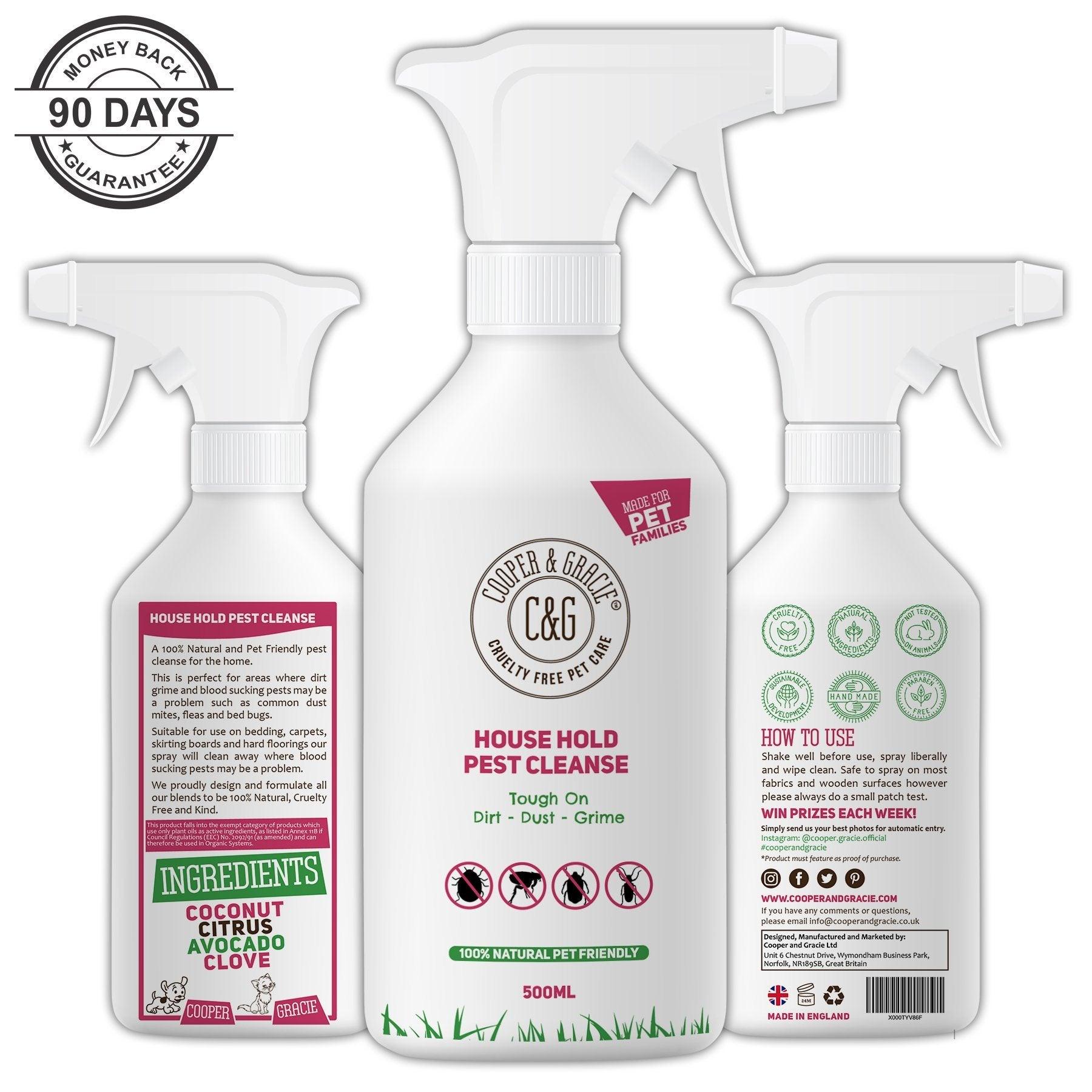Natural Household Flea and Tick Spray - Cooper & Gracie™ Limited 