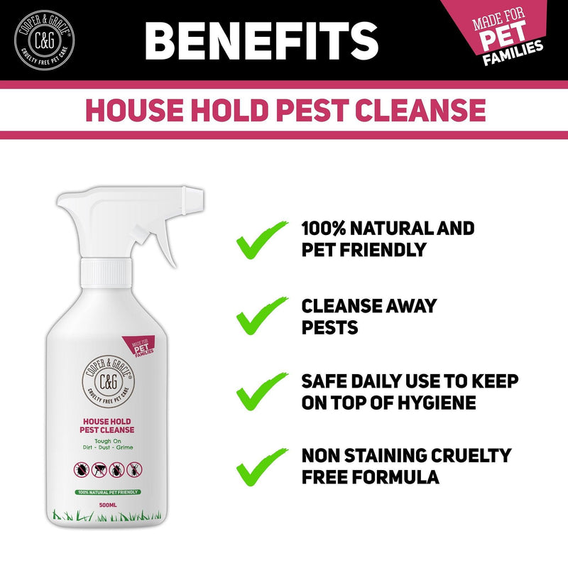 Natural Household Flea and Tick Spray - Cooper & Gracie™ Limited 