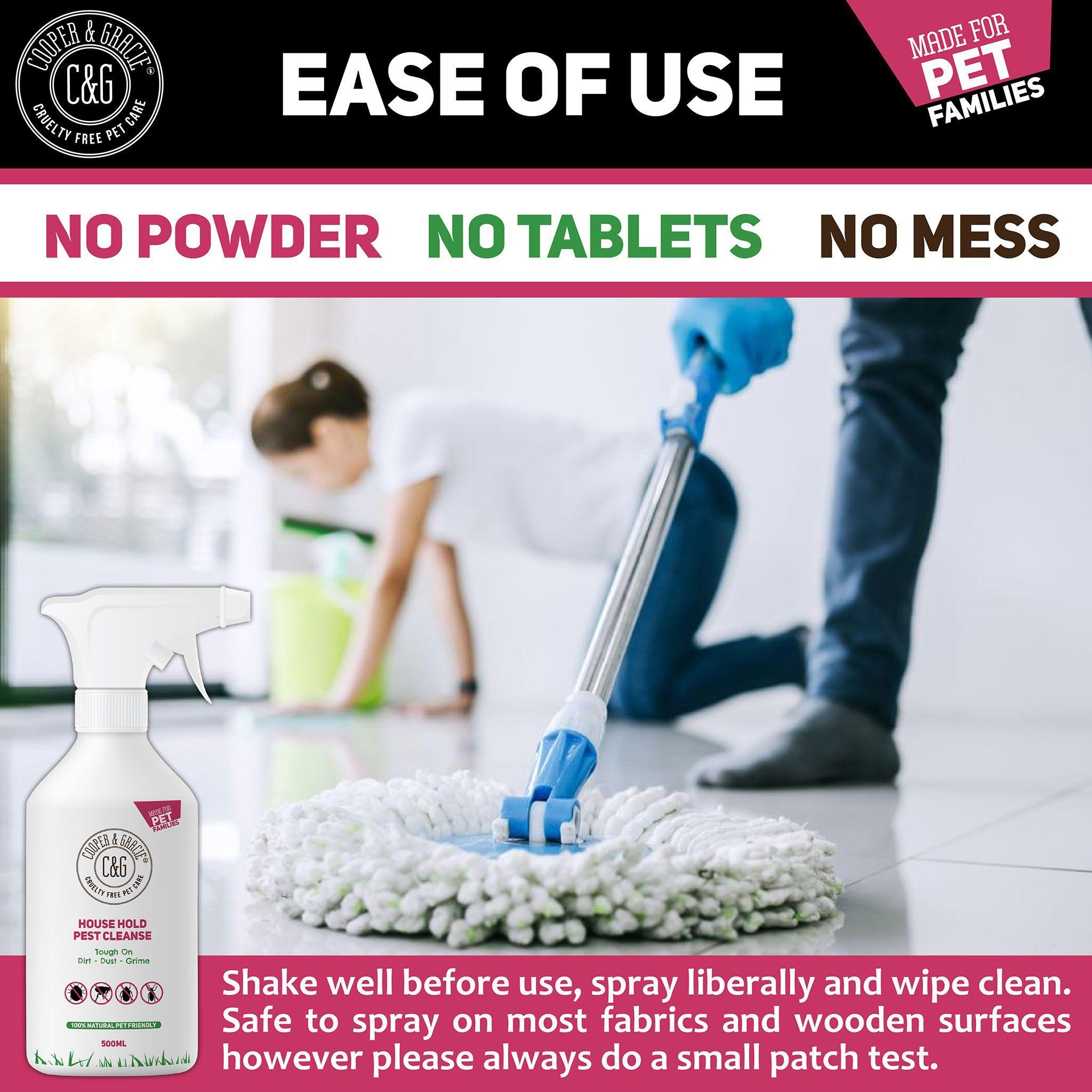 Natural Household Flea and Tick Spray - Cooper & Gracie™ Limited 