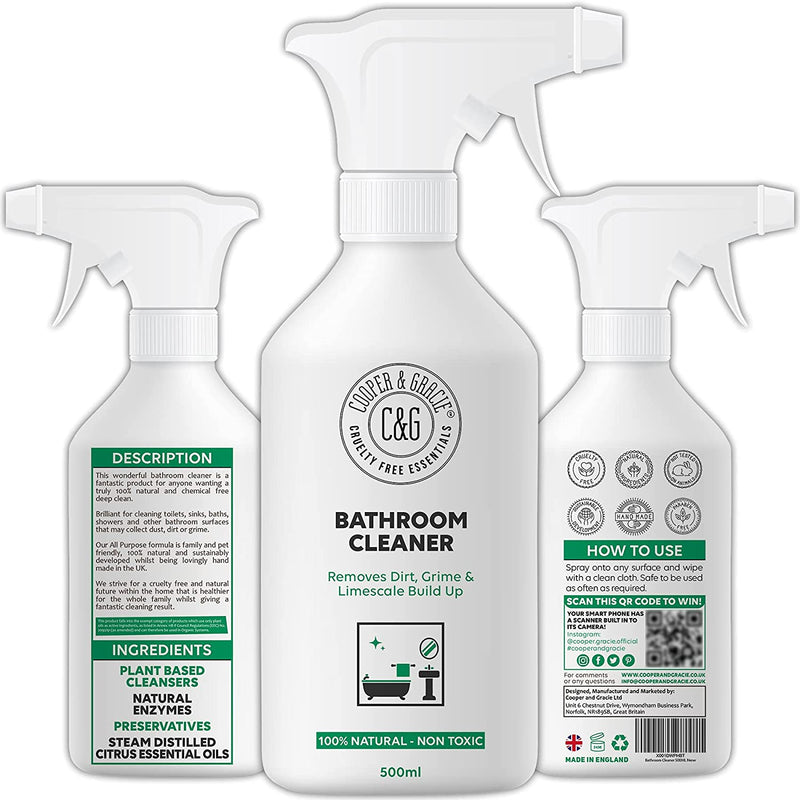 Organic Bathroom Cleaner - Cooper & Gracie™ Limited 