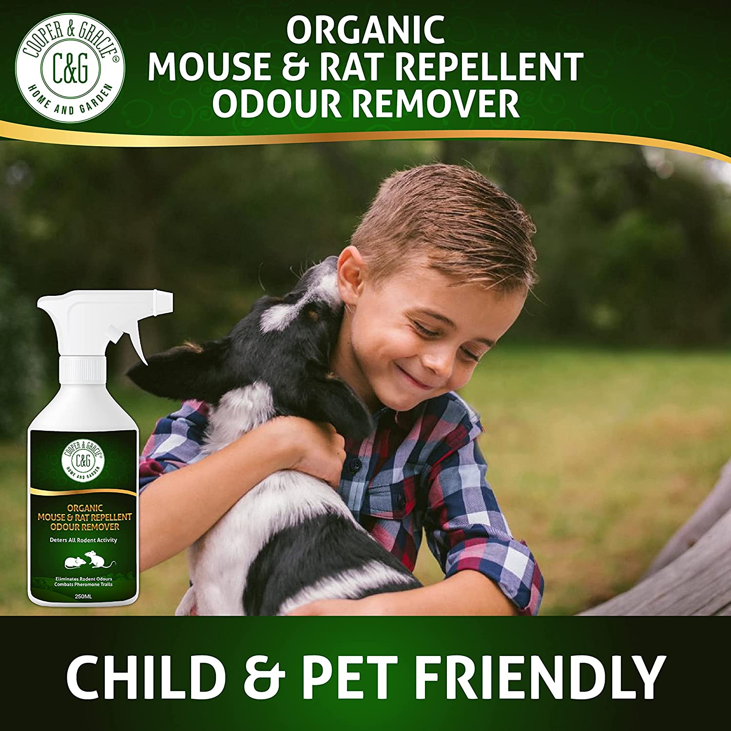 Organic Mouse & Rat Repellent - Cooper & Gracie™ Limited 