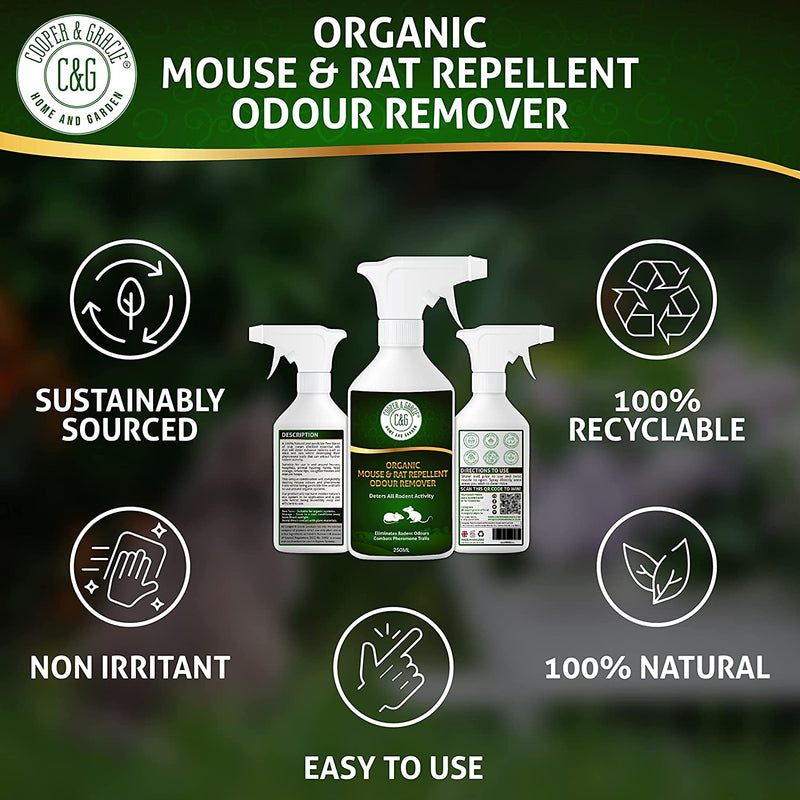 Organic Mouse & Rat Repellent - Cooper & Gracie™ Limited 