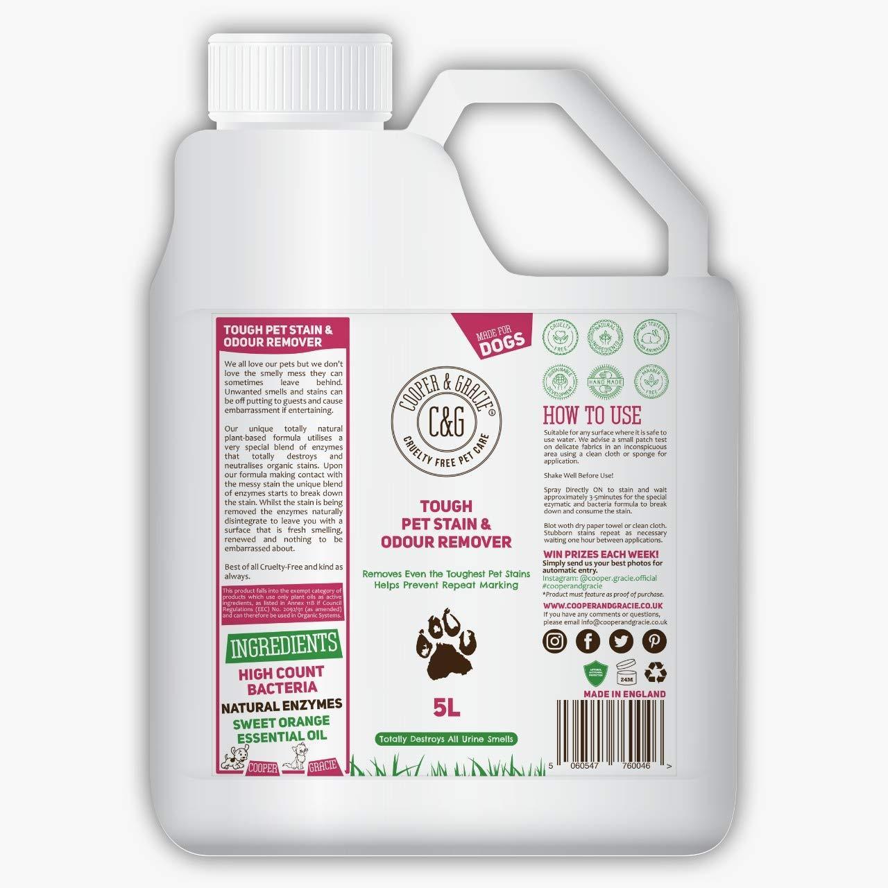 Clean up pet stain and clearance odour