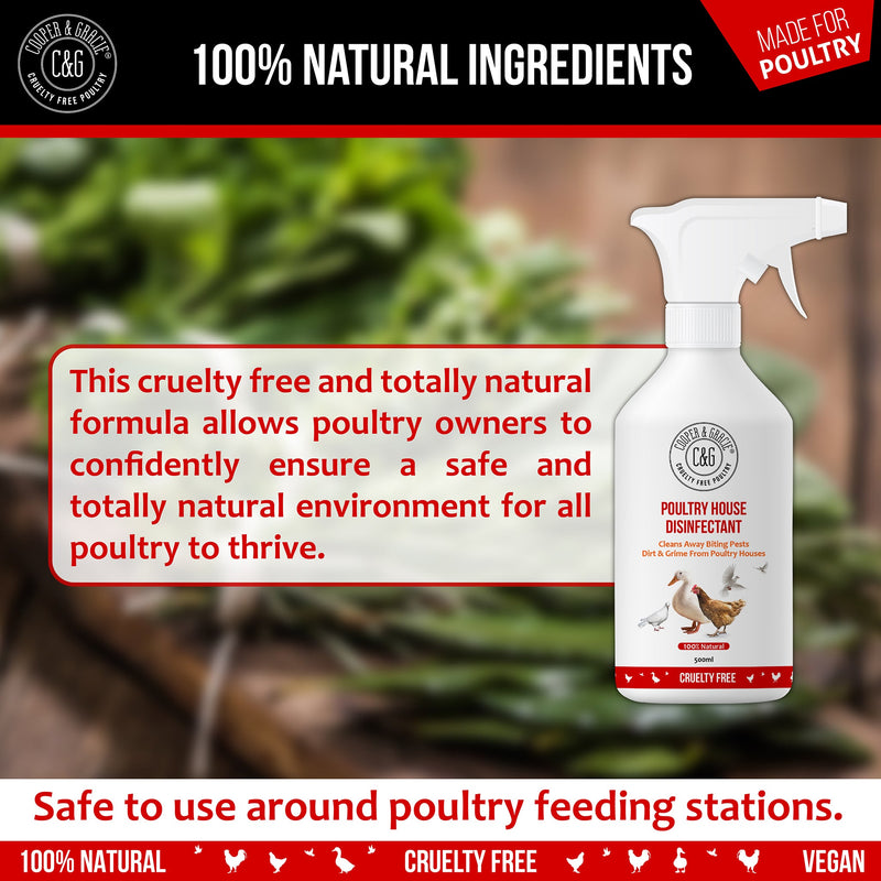 Poultry House Disinfectant Spray - Cooper & Gracie™ Limited 