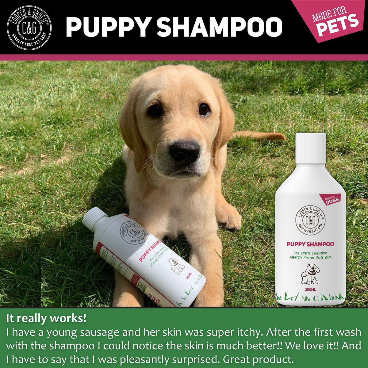 Itchy puppy shampoo best sale