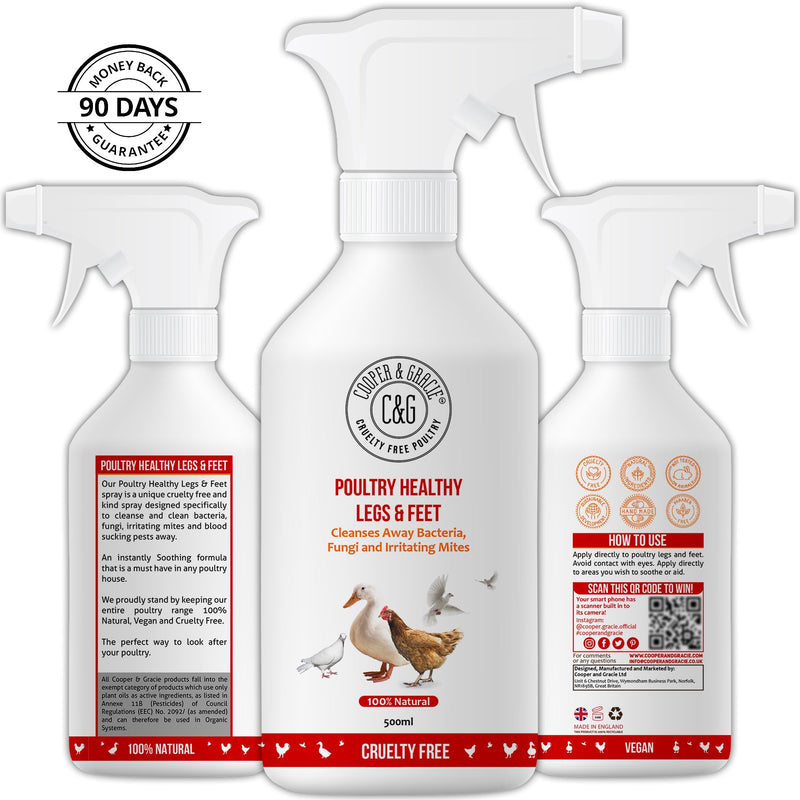 Scaly Legs and Feet Spray for Chickens and Poultry - Cooper & Gracie™ Limited 