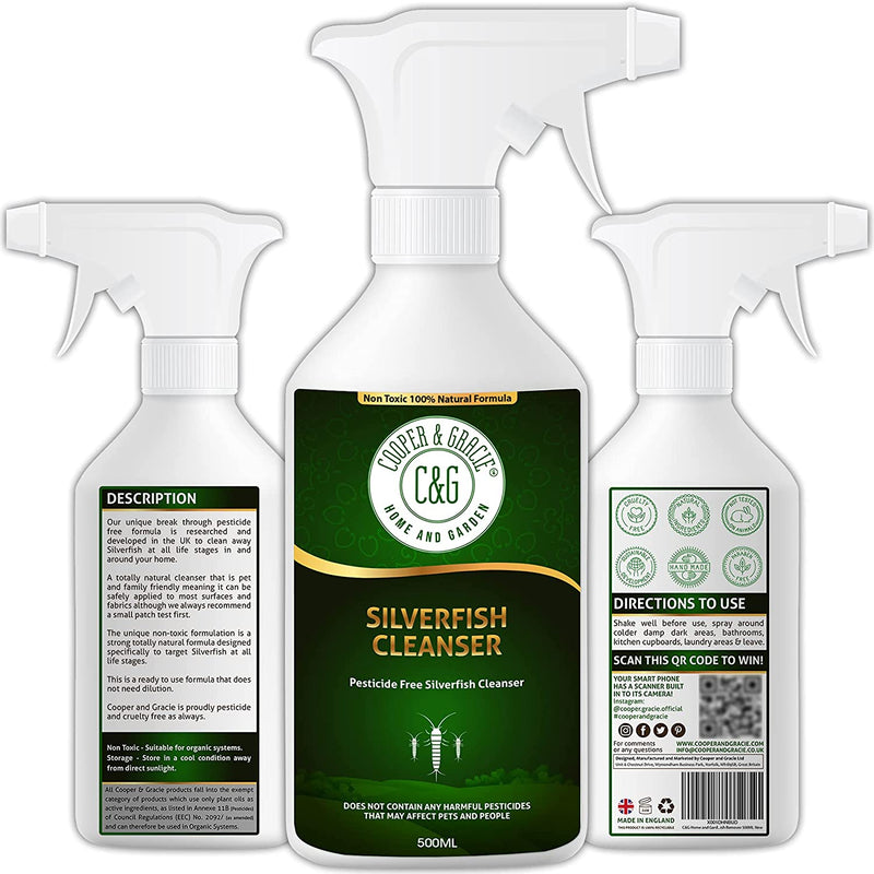 Silverfish Cleanser Spray - Cooper & Gracie™ Limited 