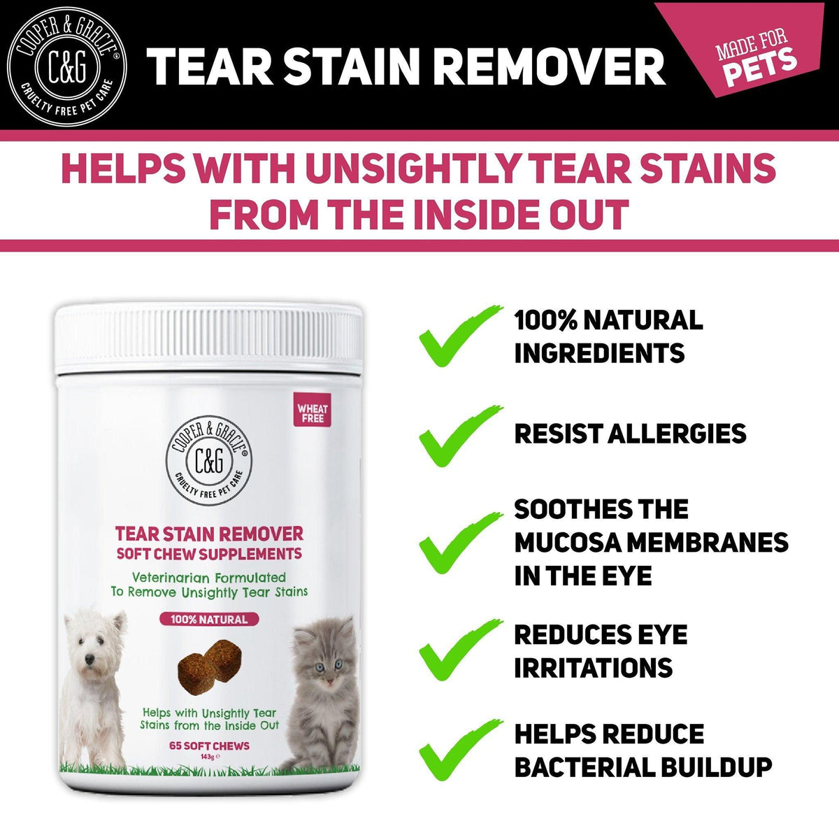 Tear stain remover for dogs home fashion remedy