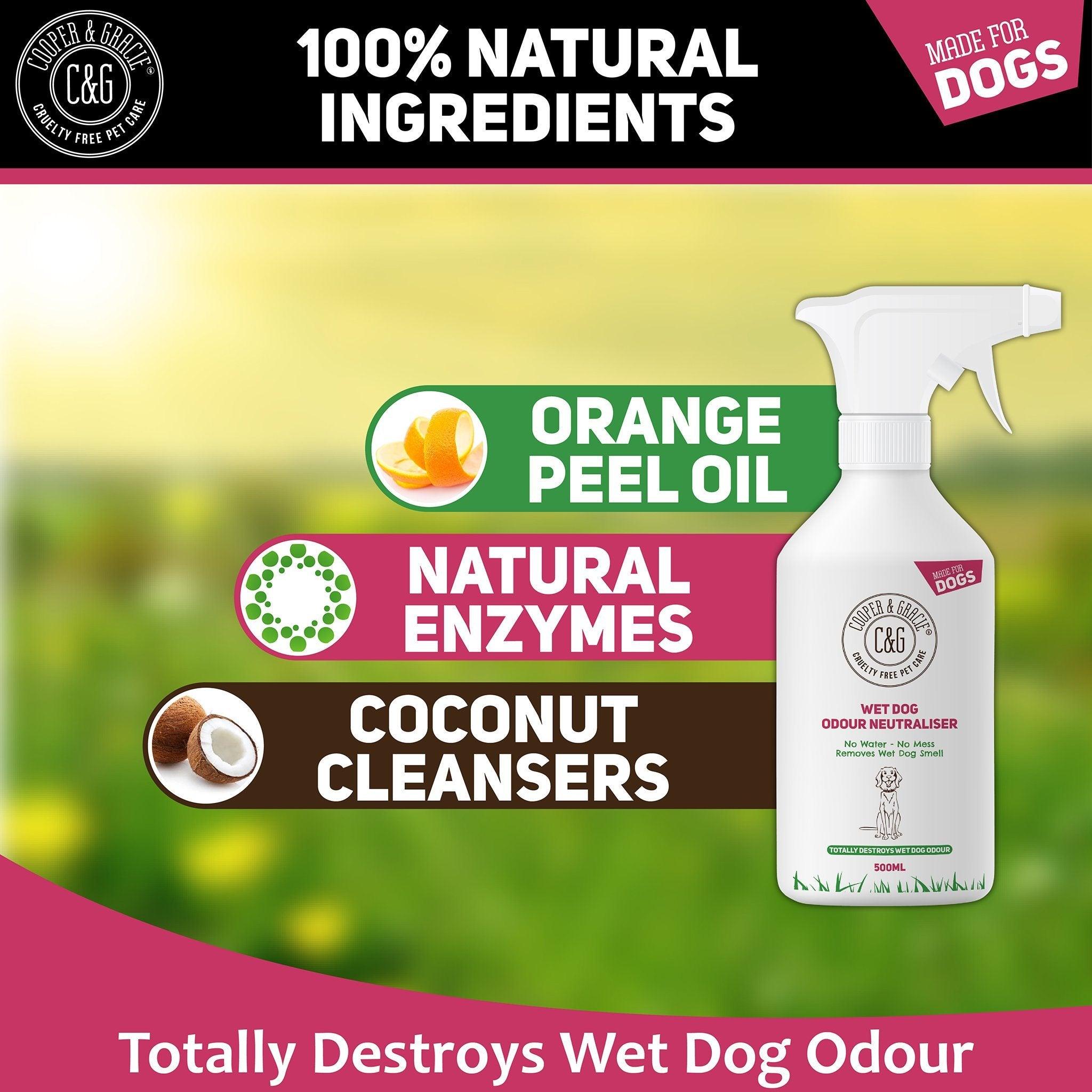 Wet Dog Odour Neutraliser Deodorant Spray - Cooper & Gracie™ Limited 