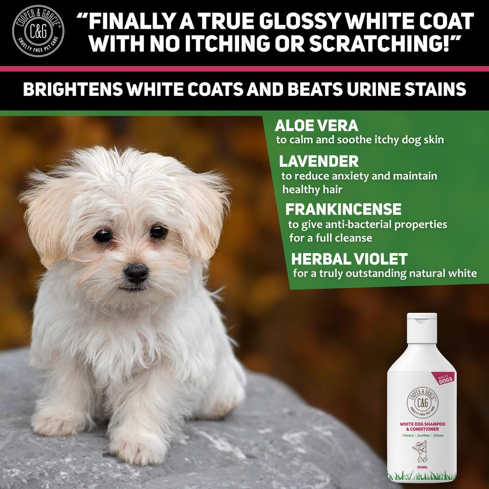 White Coat Dog Shampoo and Conditioner - Cooper & Gracie™ Limited 