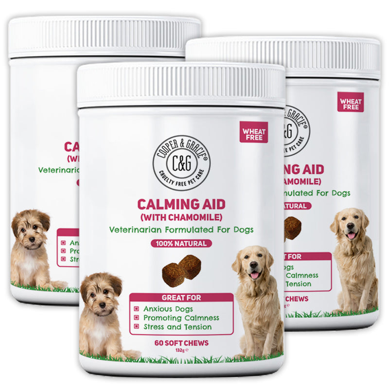 Calming Supplements for Dogs with Chamomile 60 Soft Chews (4597967913015)